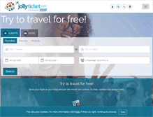 Tablet Screenshot of jollyticket.com